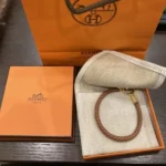 エルメス　グレナン　レザーブレスレット